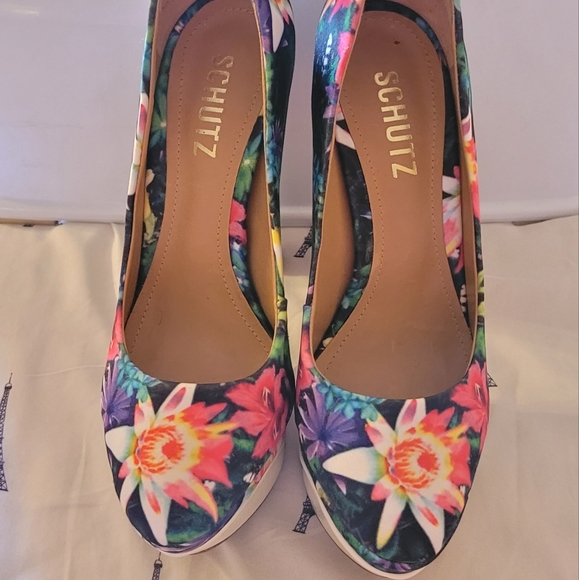 Shoes heels Stiletto Pumps floral - Picture 6 of 7